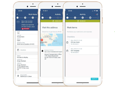 SAP Field Service Management op een mobiel apparaat