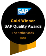 Gold Winner SAP Quality Awards 2018 - Dimensys